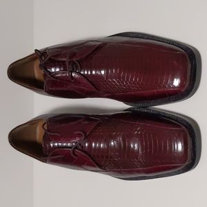 Stacy Adams Men's Genuine Snakeskin Shoes. Size 13 Like New